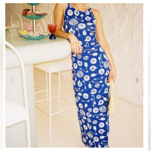 Maya Dress Lisa Says Gah - Caviar Dreams Blue - medium NWT - Picture 3 of 7